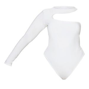 NWT Pretty Little Thing one shoulder bodysuit